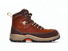 High quality anti-smashing men leather safety shoes